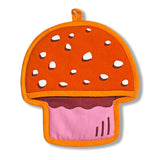 Mushroom Pot Holder with Pocket