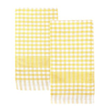Yellow & White Gingham Napkins | 2 Pack