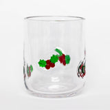 Holly Leaf Icon Glass