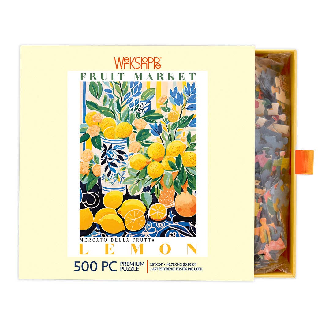 Fruit Market Lemons | 500 Piece Puzzle
