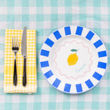 Yellow & White Gingham Napkins | 2 Pack
