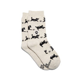 Kids Socks that Save Cats | Beige Cats