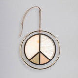 Peace Sign Stained Glass Light Catcher