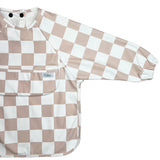 Grayson Long Sleeve Bib | Checkered | Khaki