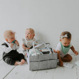 Gray Diaper Caddy