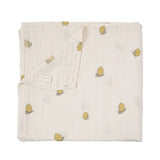 Lemons Muslin Swaddle Baby Blanket