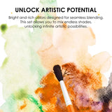 Watercolor Pocket Set Of 12 With Brush | Autumn Colors