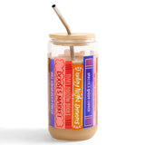 Stars Hollow Books Glass Can