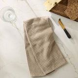 Latte Truffle Geometry Hand Towel
