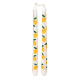 Lemon Taper Dinner Candles | 2 Pack