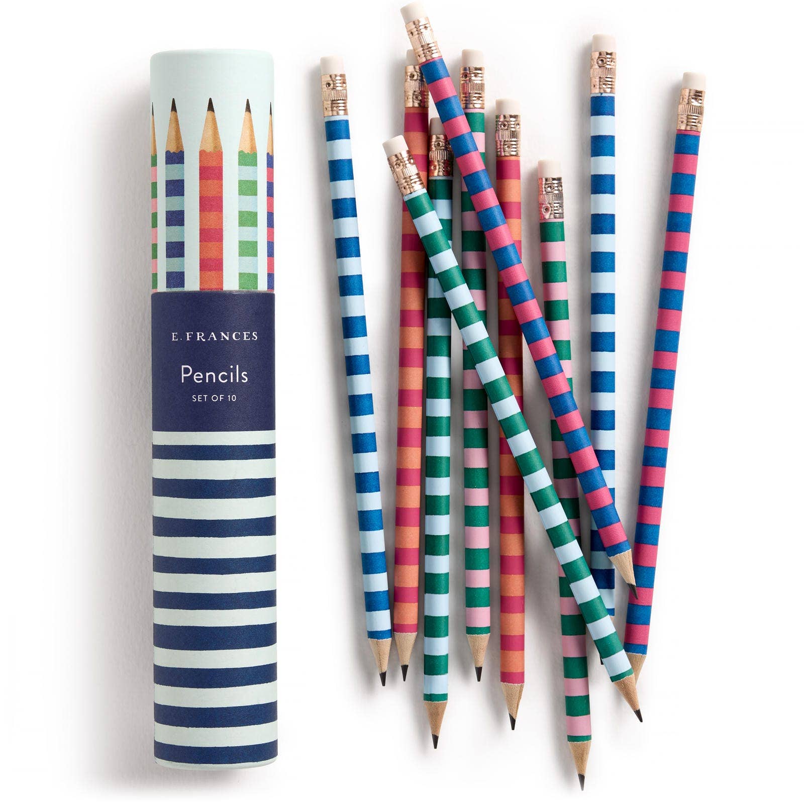 Varsity Stripes Pencils | Set of 10