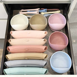 Silicone Roll up Baby Bib | Blush