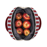Awning Stripe Chili Pepper | Zipper Lunch Bag