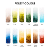 Watercolor Pocket Set Of 12 With Brush | Forest Colors