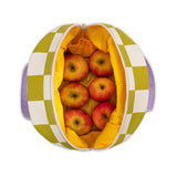 Checks Pear | Zipper Lunch Bag