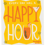 Happy Hour Swedish Dishcloth