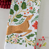 Christmas Forest Tea Towel