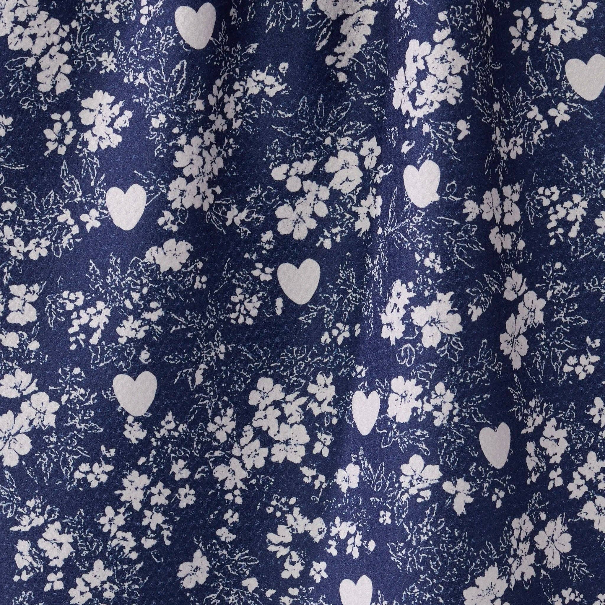 Midnight Posy Tea Towel