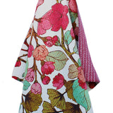 Maroon Blossoms | Two Sided Waffle Weave Microfiber Towels