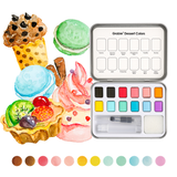 Watercolor Pocket Set Of 12 With Brush | Dessert Colors
