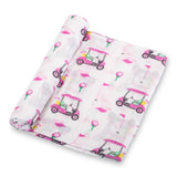 Lil Miss Birdie Muslin Swaddle Blanket