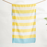 Yellow/Blue Turkish Towel