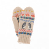 Penguin Palooza Mittens | Natural