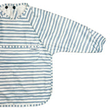 Grayson Long Sleeve Bib | Brush Stripes | Powder Blue