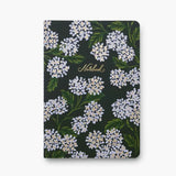 Hydrangea Stitched Notebook | Set of 3