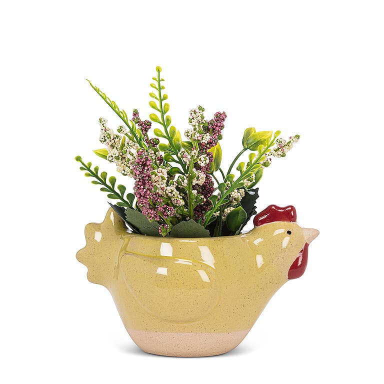 chicken plant pot Small Chicken Planter – Wallflower Mercantile
