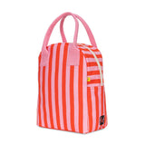 Awning Stripe Pink | Zipper Lunch Bag