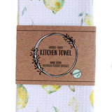 Watercolor Lemons | Two Sided Waffle Weave Microfiber Towels