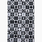 Checkered XOXO Tea Towel