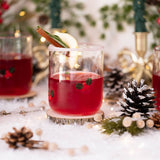 Holly Leaf Icon Glass