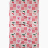 Floral and Cherries Tea Towel