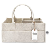 White Diaper Caddy