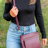 Jenna Kator | 906 Crossbody | Berry