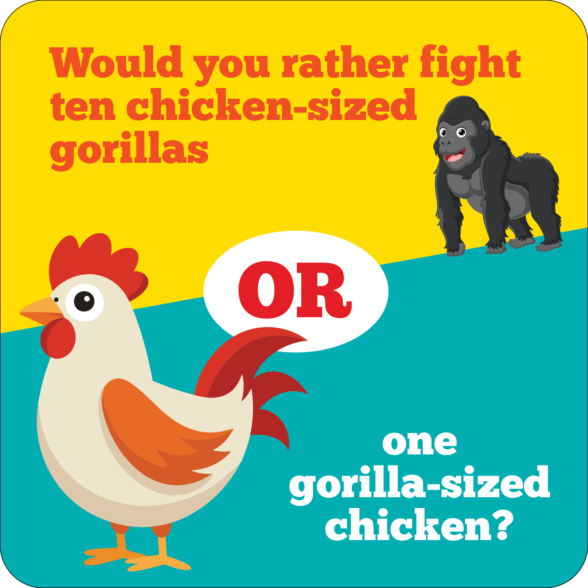 Would You Rather? Lunch Box Notes | Set of 60