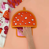 Mushroom Pot Holder with Pocket