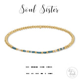 Morse Code Bracelet | Soul Sister | Beaded
