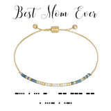 Morse Code Bracelet | Best Mom Ever