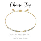 Morse Code Bracelet | Choose Joy
