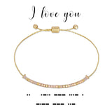 Morse Code Bracelet | I Love You