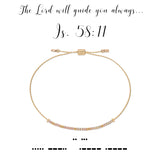 Morse Code Bracelet | Isaiah 58:11