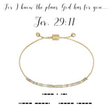 Morse Code Bracelet | Jeremiah 29:11
