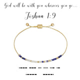 Morse Code Bracelet | Joshua 1:9