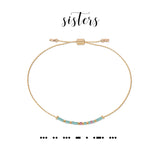 Morse Code Bracelet | Sisters