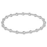 enewton | Classic Sincerity Pattern 4mm Bead Bracelet | Sterling