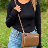 Jenna Kator | Dixboro Crossbody | Bark Brown