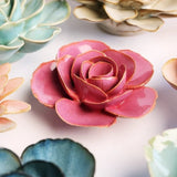 Blush Pink Ranunculus Ceramic Flower